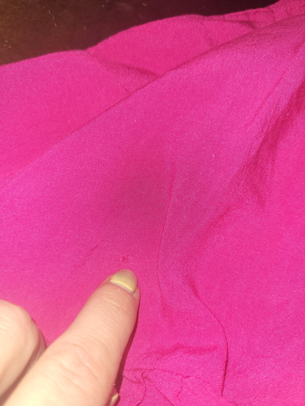 American Eagle 100% Viscose Pink Tiered Mini Dress Medium - Picture 15 of 15